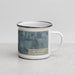 Right View Custom La Conner Washington Map Enamel Mug in Afternoon