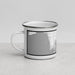 Left View Custom La Conner Washington Map Enamel Mug in Classic