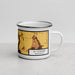 Right View Custom La Conner Washington Map Enamel Mug in Ember