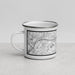 Left View Custom Lafayette California Map Enamel Mug in Classic