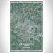 Lafayette Indiana Map Print Portrait Orientation in Afternoon Style With Shaded Background
