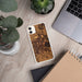 Custom Lafayette Louisiana Map Phone Case in Ember