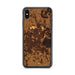 Custom Lafayette Louisiana Map Phone Case in Ember