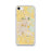 Custom Lafayette Louisiana Map iPhone SE Phone Case in Woodblock