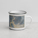 Right View Custom Lago Vista Texas Map Enamel Mug in Afternoon