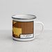 Right View Custom La Grande Oregon Map Enamel Mug in Ember