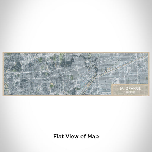 Flat View of Map Custom La Grange Illinois Map Enamel Mug in Afternoon