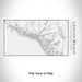 Rendered View of Laguna Beach California Map Engraving on 17oz Stainless Steel Insulated Cola Bottle in White