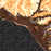 Laguna Beach California Map Print in Ember Style Zoomed In Close Up Showing Details