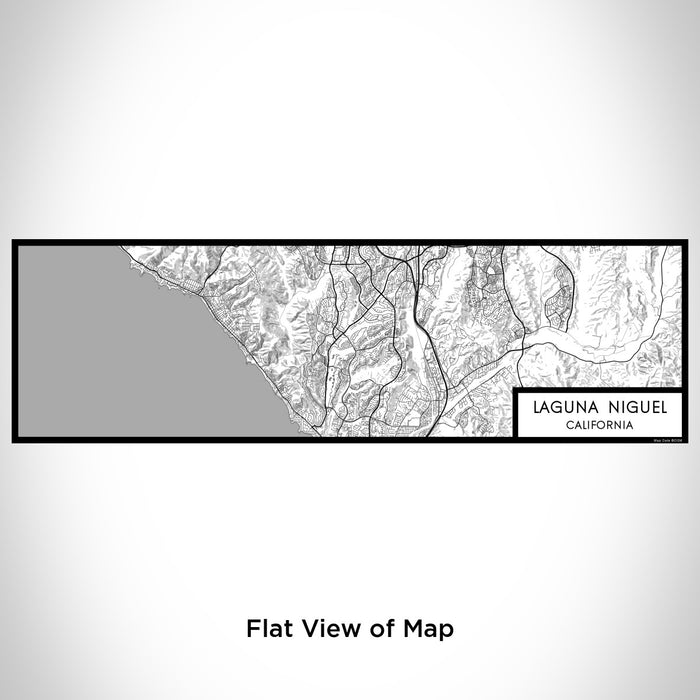 Flat View of Map Custom Laguna Niguel California Map Enamel Mug in Classic