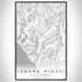 Laguna Niguel California Map Print Portrait Orientation in Classic Style With Shaded Background