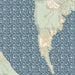 Lake Almanor California Map Print in Woodblock Style Zoomed In Close Up Showing Details