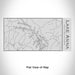 Rendered View of Lake Anna Virginia Map Engraving on 17oz Stainless Steel Insulated Cola Bottle