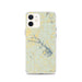 Custom Lake Anna Virginia Map Phone Case in Woodblock
