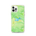 Custom iPhone 12 Pro Lake Arrowhead California Map Phone Case in Watercolor