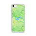 Custom iPhone SE Lake Arrowhead California Map Phone Case in Watercolor