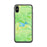 Custom iPhone X/XS Lake Arrowhead California Map Phone Case in Watercolor
