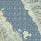 Lake Berryessa California Map Print in Woodblock Style Zoomed In Close Up Showing Details