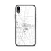 Custom iPhone XR Lake City Florida Map Phone Case in Classic
