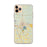 Custom iPhone 11 Pro Max Lake City Florida Map Phone Case in Woodblock