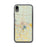 Custom iPhone XR Lake City Florida Map Phone Case in Woodblock