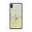 Custom iPhone XS Max Lake City Florida Map Phone Case in Woodblock