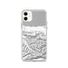 Custom Lake Crescent Washington Map Phone Case in Classic