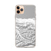 Custom Lake Crescent Washington Map Phone Case in Classic