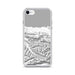 Custom Lake Crescent Washington Map Phone Case in Classic