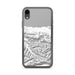 Custom Lake Crescent Washington Map Phone Case in Classic