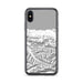 Custom Lake Crescent Washington Map Phone Case in Classic