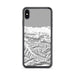 Custom Lake Crescent Washington Map Phone Case in Classic