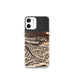 Custom Lake Crescent Washington Map iPhone 12 mini Phone Case in Ember