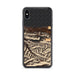 Custom Lake Crescent Washington Map Phone Case in Ember