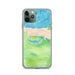 Custom Lake Crescent Washington Map Phone Case in Watercolor