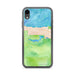 Custom Lake Crescent Washington Map Phone Case in Watercolor