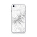 Custom Lake Cumberland Kentucky Map iPhone SE Phone Case in Classic