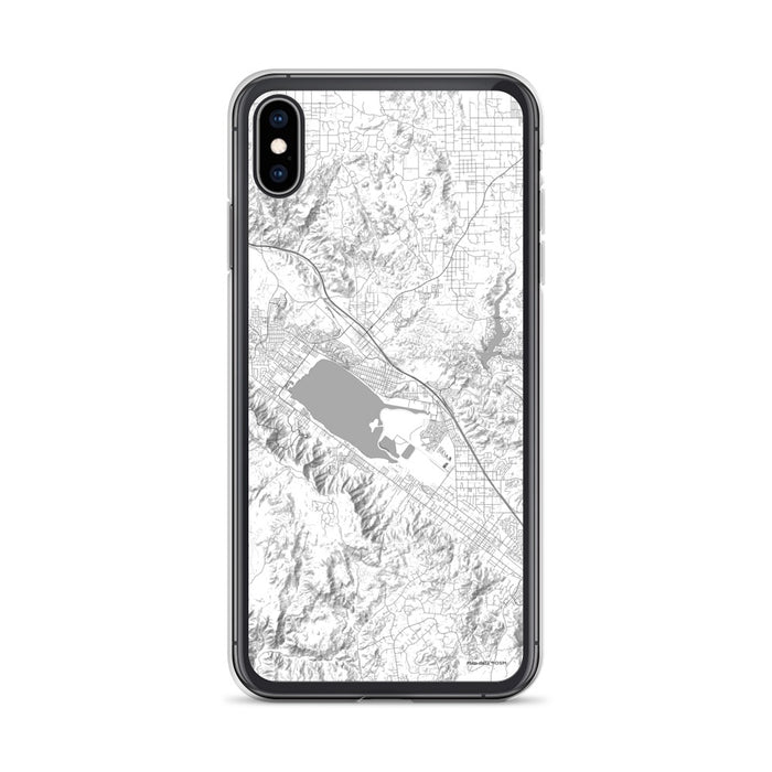 Custom Lake Elsinore California Map Phone Case in Classic