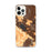 Custom Lake Elsinore California Map iPhone 12 Pro Max Phone Case in Ember