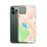 Custom Lake Elsinore California Map Phone Case in Watercolor on Table with Laptop and Plant