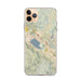 Custom Lake Elsinore California Map Phone Case in Woodblock
