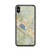 Custom Lake Elsinore California Map Phone Case in Woodblock