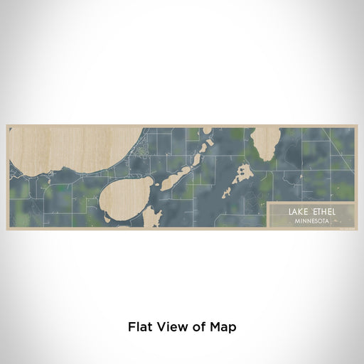 Flat View of Map Custom Lake Ethel Minnesota Map Enamel Mug in Afternoon