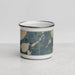 Front View Custom Lake Ethel Minnesota Map Enamel Mug in Afternoon