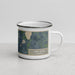 Right View Custom Lake Ethel Minnesota Map Enamel Mug in Afternoon