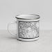 Left View Custom Lake Forest California Map Enamel Mug in Classic