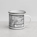 Right View Custom Lake Forest California Map Enamel Mug in Classic