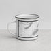 Left View Custom Lake Geneva Wisconsin Map Enamel Mug in Classic