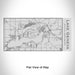 Rendered View of Lake Geneva Wisconsin Map Engraving on 17oz Stainless Steel Insulated Cola Bottle
