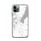 Custom iPhone 11 Pro Lake George New York Map Phone Case in Classic